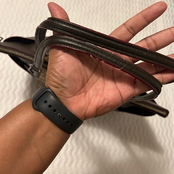 Coach Brown and Tan Signature Tote - Picture 4 of 4